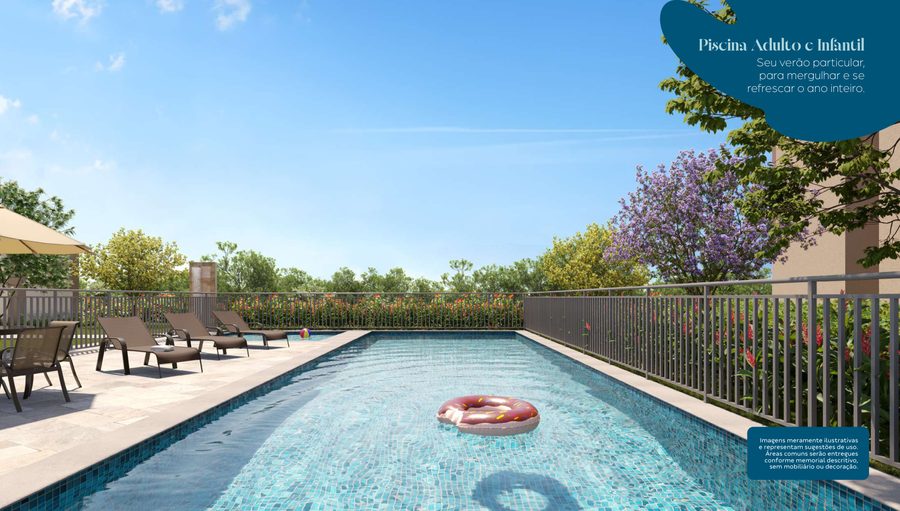 Piscina adulto e infantil Laguna Ville